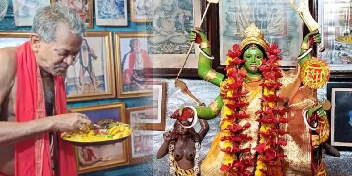 এখানে মা কালীর রঙ গাঢ় সবুজ! এক বৈষ্ণব পরিবারের অদ্ভুত কাহিনী