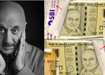 ৫০০ টাকার নোটে গান্ধীর বদলে অনুপম খেরের মুখ