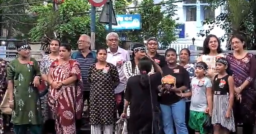 দেবীপক্ষের সূচনায় দেবী সুরক্ষার দাবী, মহালয়া ভোর দখলে জাস্টিস ফর আর জি কর