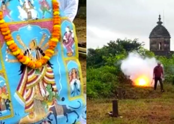 কামানের তোপধ্বনিতে মন্দিরে প্রবেশ করেন মল্লরাজাদের ‘বড়ঠাকুরানী’