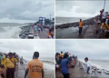 তীব্র জলোচ্ছ্বাস! সমুদ্রের ভয়ঙ্কর রূপ!