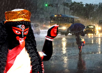 কালীপুজো ও দীপাবলিতে দুর্যোগ! ঝেঁপে বৃষ্টি কোন কোন জেলায়?