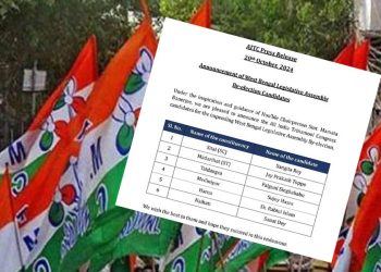 ৬ কেন্দ্রে প্রার্থী তালিকা ঘোষণা করল তৃণমূল