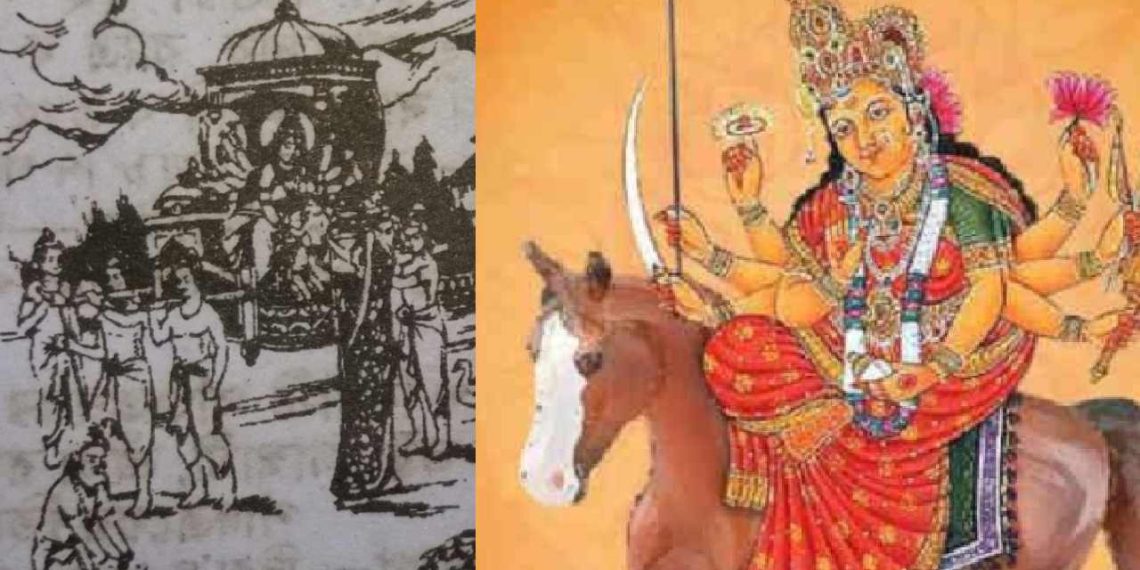 বড় বিপদ! এবার  দেবীর আগমন দোলায়, গমন ঘোড়ায়