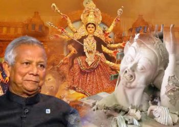 বাংলাদেশে বিপন্ন দুর্গাপুজো, বহু মণ্ডপে হামলা ও ভাঙচুর