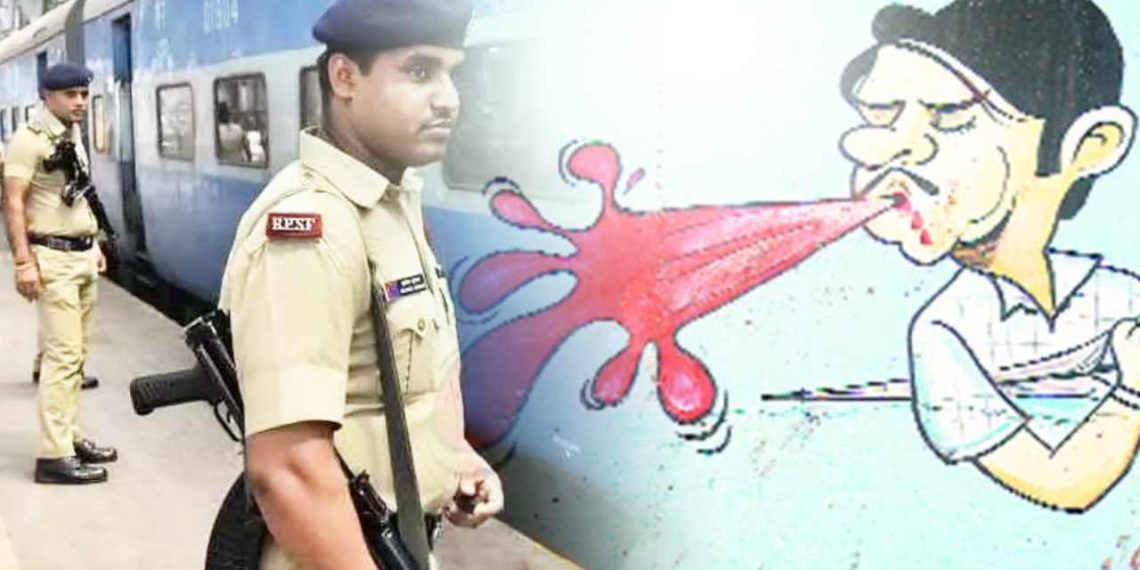 ট্রেন-প্ল্যাটফর্মে থুতু ফেলবেন আপনি, আয় বাড়বে রেলের!