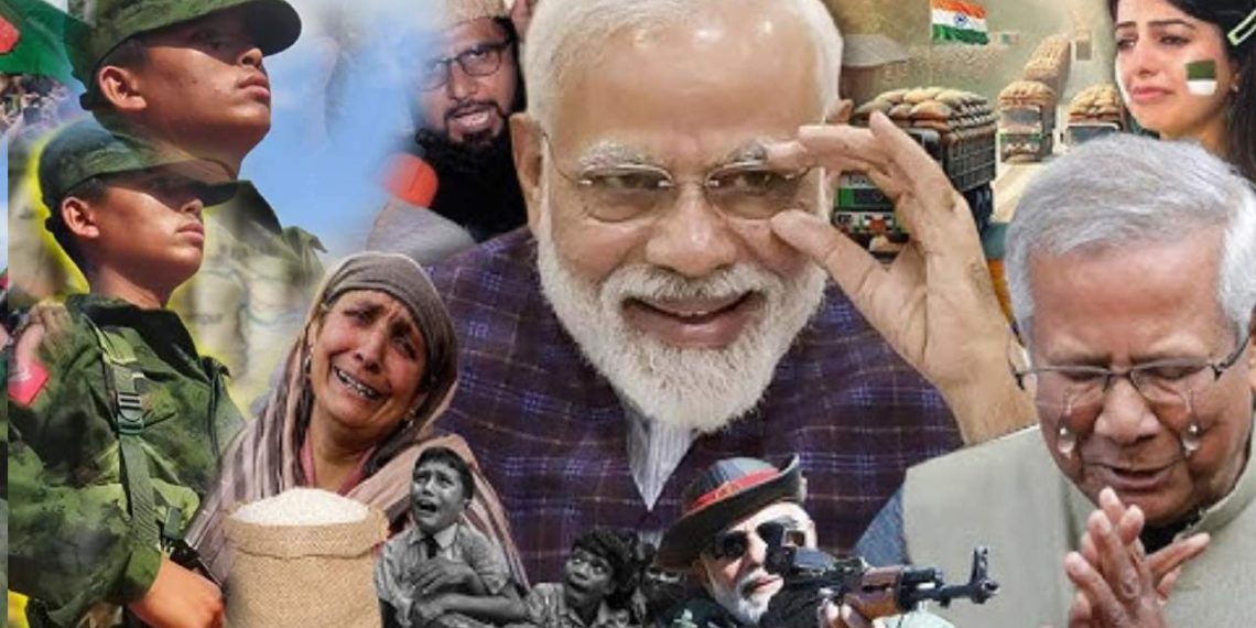 ভারতের চালে শেষ বাংলাদেশ-পাকিস্তান, ভারতের পায়ে পড়বে ইউনূস