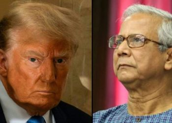 ট্রাম্পের চাপ হাসিনার হুঙ্কার শুনে পদত্যাগের ধুঁয়ো ইউনুস বাহিনীর?
