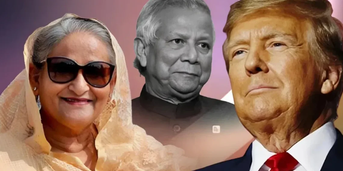 ষড়যন্ত্রের শিকার হাসিনা, ইউনূসকে সরানোর হুঙ্কার ট্রাম্পের, বাংলাদেশের জন্য বড় ঘোষণা