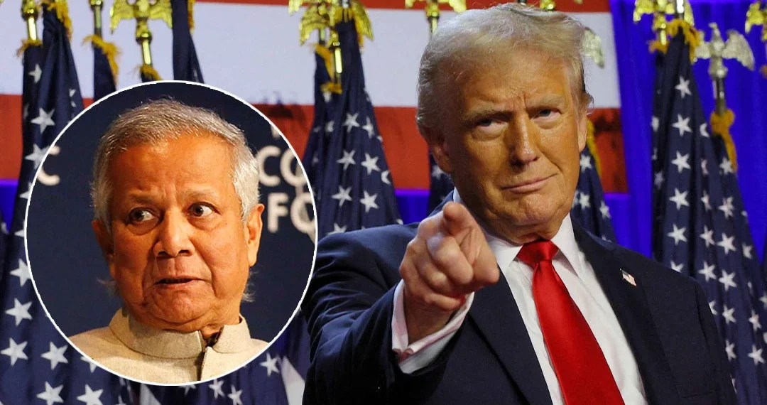 বাংলাদেশের অভ্যুত্থানের মাস্টারমাইন্ডকে ট্রাম্প ধরালো লাল কার্ড