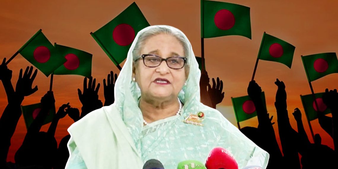 আশঙ্কায় সত্যি, ঢাকায় আওয়ামী লীগের কর্মসূচিতে যোগদান হাসিনা, কবে আসছেন হাসিনা!