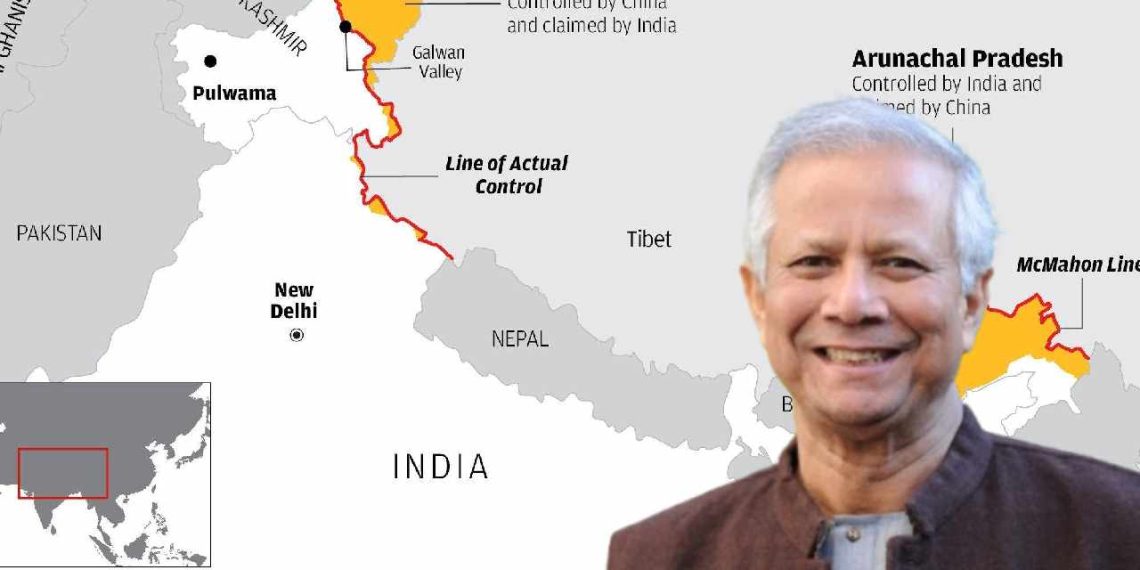 সরকারি ম্যাপে আকসাই চিন ও অরুণাচল ভারতের অংশ দেখালো ইউনূস সরকার! কেন চিনের বিরুদ্ধে গিয়ে ভারতের পাশে বাংলাদেশ?