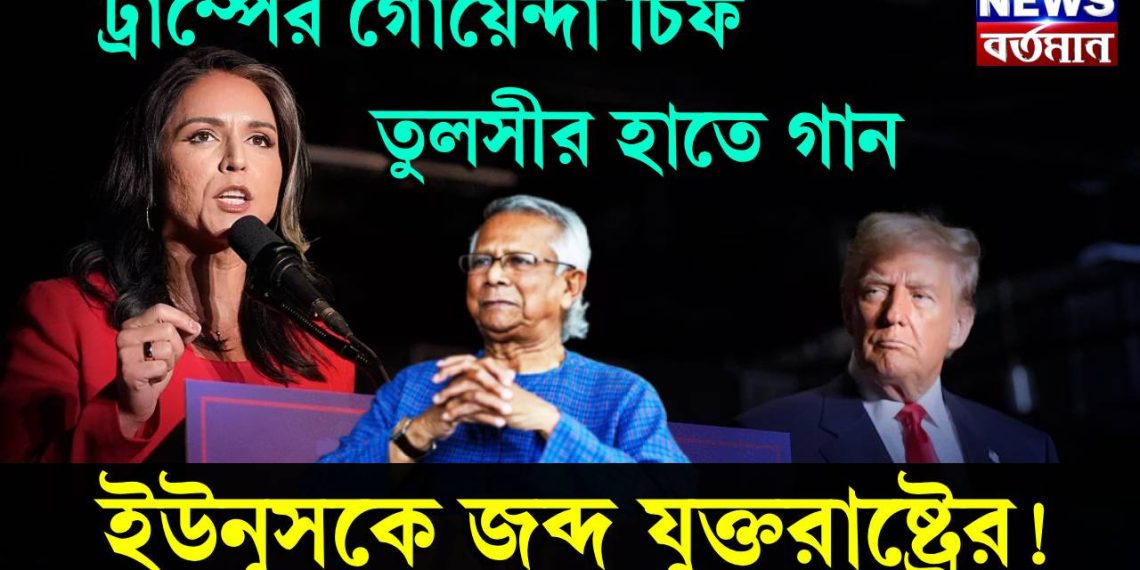ট্রাম্পের গোয়েন্দা চিফ, তুলসীর হাতে গান, ইউনূসকে জব্দ যুক্তরাষ্ট্রের!