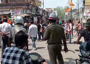 মোথাবাড়ির দোষীদের শাস্তির দাবীতে বিজেপির অবরোধ
