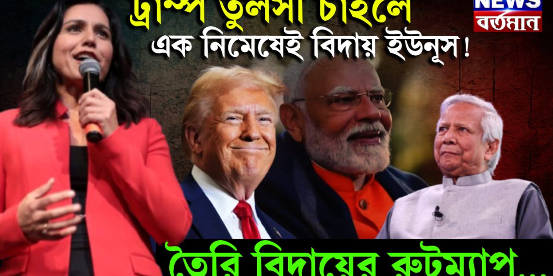 ট্রাম্প তুলসী চাইলে এক নিমেষেই বিদায় ইউনূস! তৈরি বিদায়ের রুটম্যাপ…