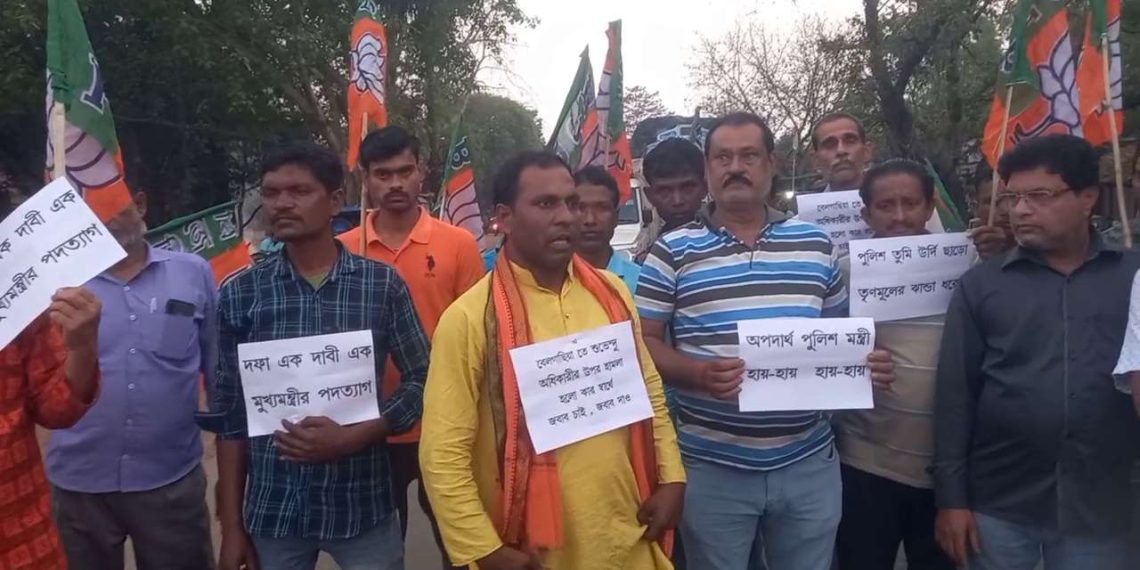 বিজেপি মণ্ডল সভাপতির পদত্যাগ কটাক্ষ বিরোধীদের