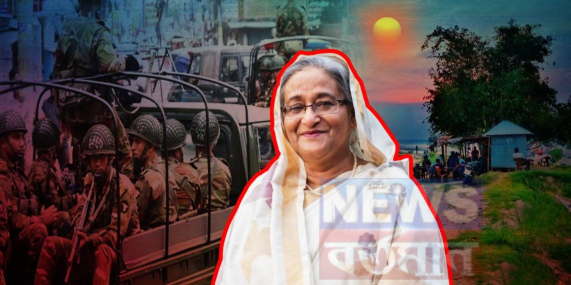 দেশে জারি ইমার্জেন্সি পরিস্থিতি।সীমান্তের কাছাকাছি শেখ হাসিনা। আর কয়েকটা মুহূর্তের অপেক্ষা…