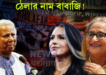 ঠেলার নাম বাবাজি! তুলসীর ঠেলা খেয়ে ইউনূস সরকারের মুখে হাসিনার গুণগান?