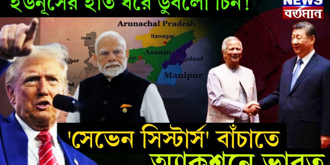 উনূসের হাত ধরে ডুবলো চিন! ‘সেভেন সিস্টার্স’বাঁচাতে অ্যাকশনে ভারত