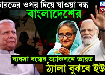 ভারতের ওপর দিয়ে যাওয়া বন্ধ বাংলাদেশের, ব্যবসা বন্ধের অ্যাকশনে ভারত, ঠ্যালা বুঝবে ইউনূস