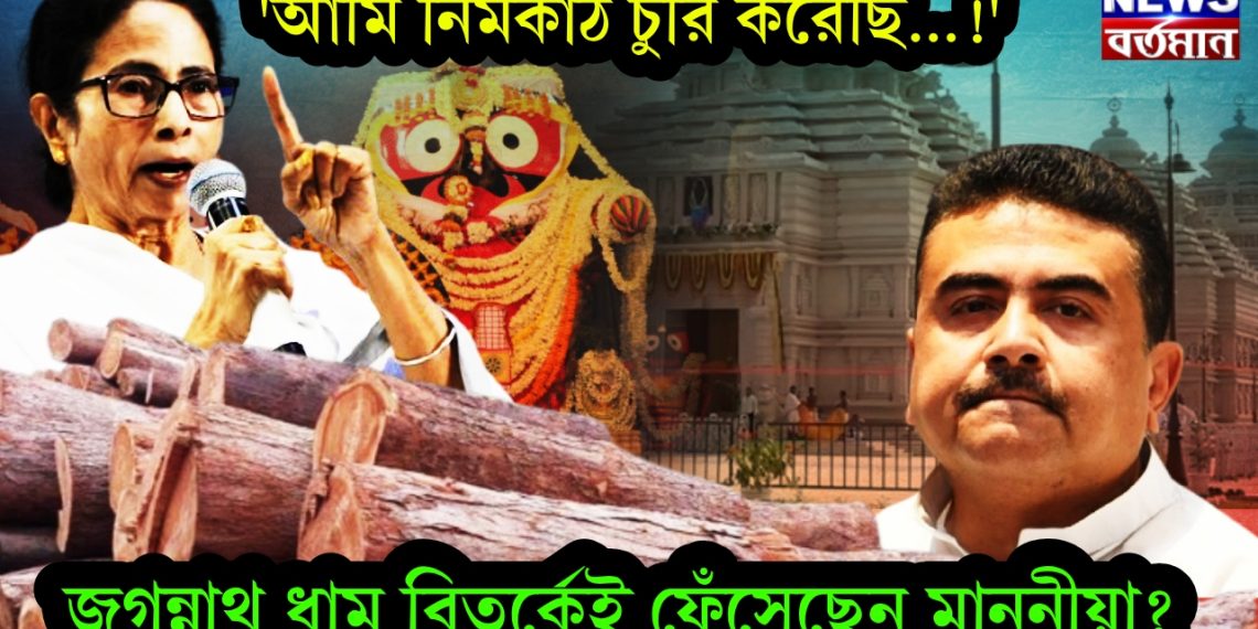 ‘আমি নিমকাঠ চুরি করেছি…!’ জগন্নাথ ধাম বিতর্কেই ফেঁসেছেন মাননীয়া?