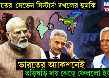 ভারতের ‘সেভেন সিস্টার্স’ দখলের হুমকি। ভারতের অ্যাকশনেই তড়িঘড়ি দায় ঝেড়ে ফেলল ইউনূস!