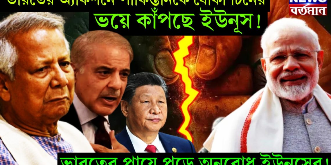 ভারতের অ্যাকশনে পাকিস্তানকে ধোঁকা চিনের। ভয়ে কাঁপছে ইউনূস! ভারতের পায়ে পড়ে অনুরোধ ইউনূসের!