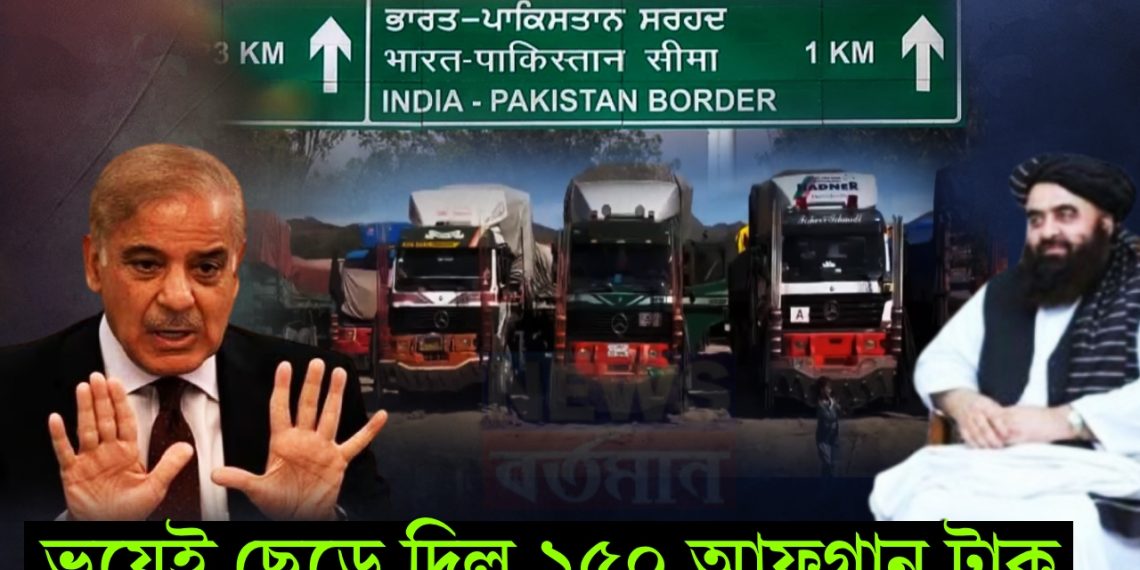 সীমান্তে ভারত-আফগানের যৌথ চাপ! ভয়ে পিছু হটছে পাকিস্তান, ছেড়ে দিল ১৫০ পণ্যবাহী ট্রাক