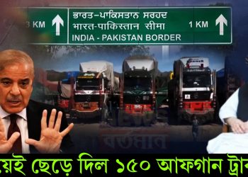 সীমান্তে ভারত-আফগানের যৌথ চাপ! ভয়ে পিছু হটছে পাকিস্তান, ছেড়ে দিল ১৫০ পণ্যবাহী ট্রাক