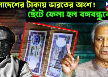 বাংলাদেশের টাকায় ভারতের অংশ! ছেঁটে ফেলা হল বঙ্গবন্ধুকে