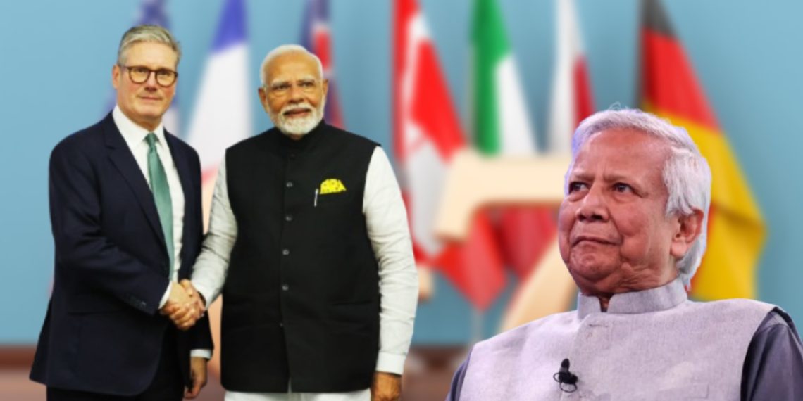 ইউনূসকে গলা ধাক্কা, মোদিকে পদকের সম্মান! লন্ডনে লজ্জা বাংলাদেশের