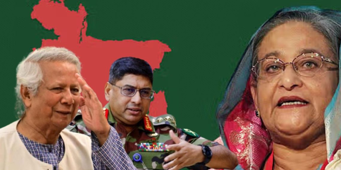 সেনাপ্রধানের ভয়ানক চাপের মুখে ইউনূস, হাসিনার মুখোমুখি বৈঠকে বসবেন?