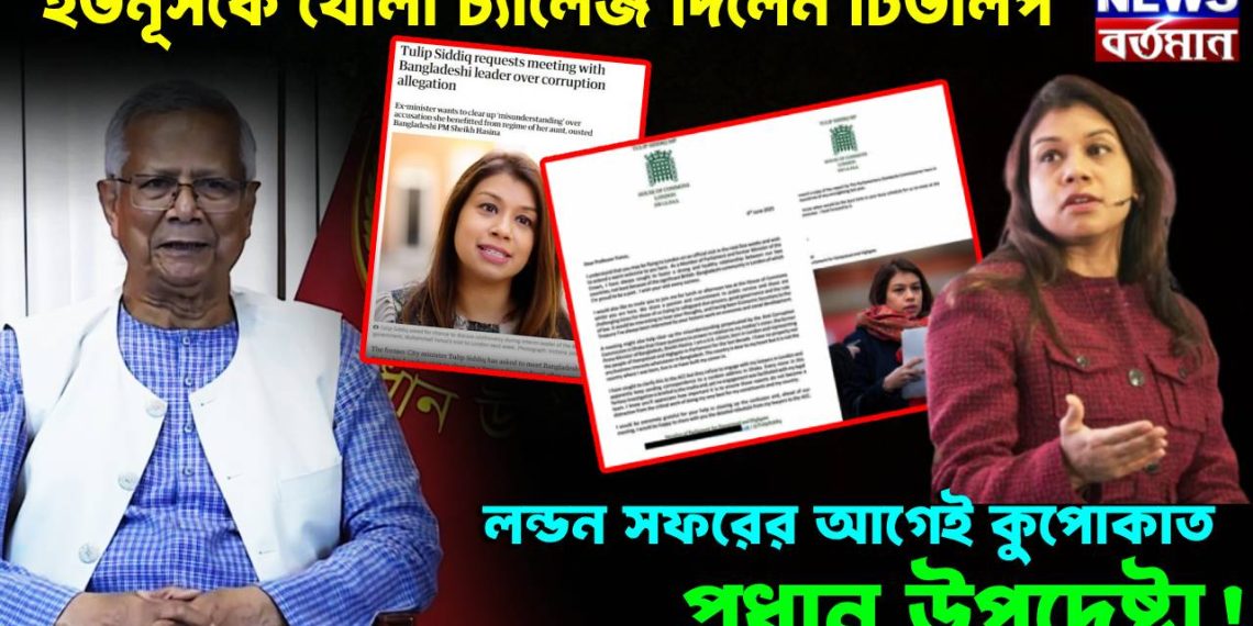 ইউনূসকে খোলা চ্যালেঞ্জ দিলেন টিউলিপ লন্ডন সফরের আগেই কুপোকাত প্রধান উপদেষ্টা!