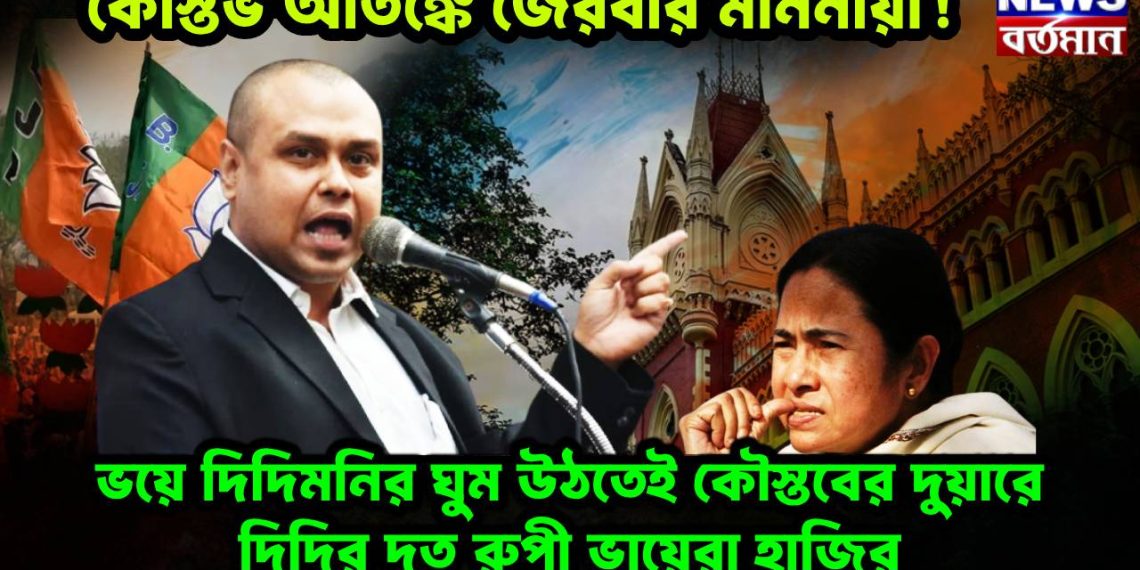 কৌস্তভ আতঙ্কে জেরবার মাননীয়া! ভয়ে দিদিমনির ঘুম উঠতেই কৌস্তবের দুয়ারে দিদির দূত রুপী ভায়েরা হাজির