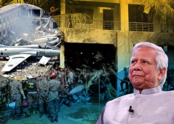 ঢাকায় বিমান দুর্ঘটনার পর চুরান্ত অব্যবস্থা  প্রশ্নের মুখে ইউনূস সরকার