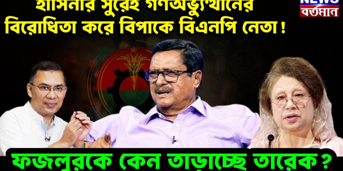 হাসিনার সুরেই গণঅভ্যুত্থানের বিরোধিতা করে বিপাকে বিএনপি নেতা!  ফজলুরকে কেন তাড়াচ্ছে তারেক?