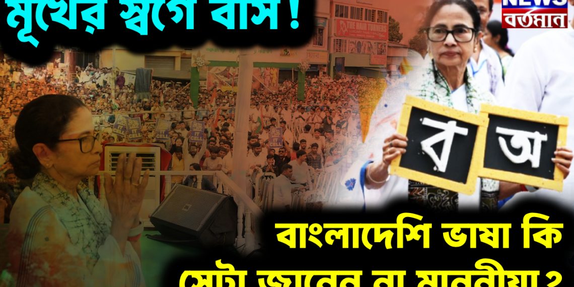 মূর্খের স্বর্গে বাস! বাংলাদেশি ভাষা কি সেটা জানেন না মাননীয়া?
