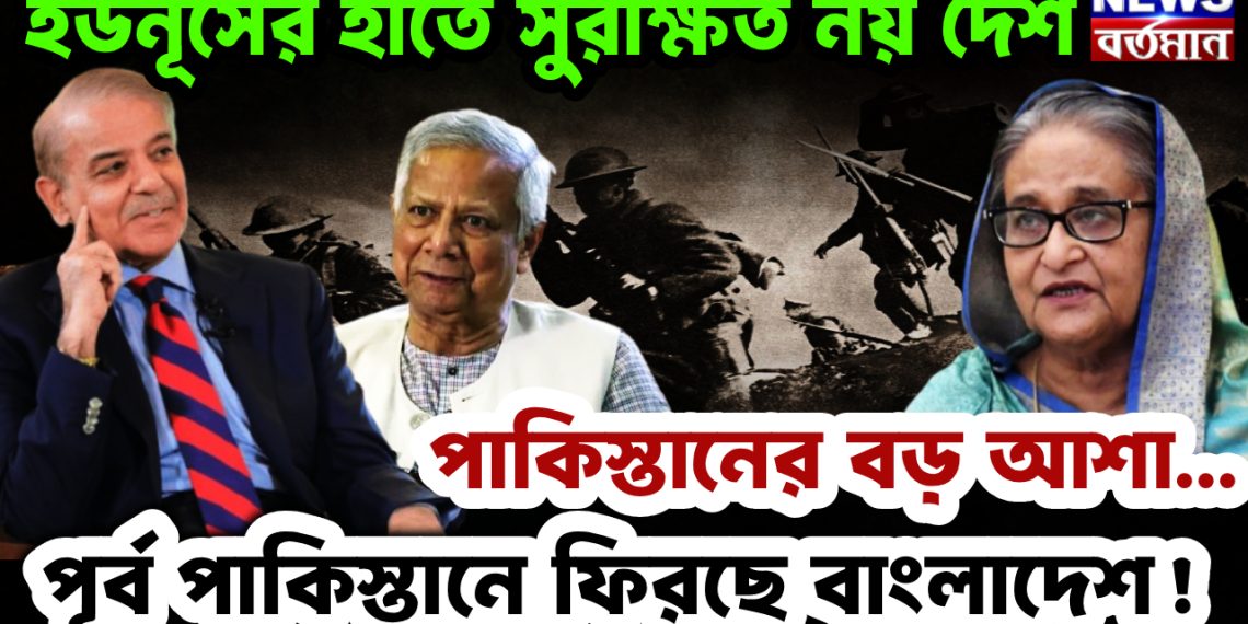 ইউনূসের হাতে সুরক্ষিত নয় দেশ। পাকিস্তানের বড় আশা.. পূর্ব পাকিস্তানে ফিরছে বাংলাদেশ!