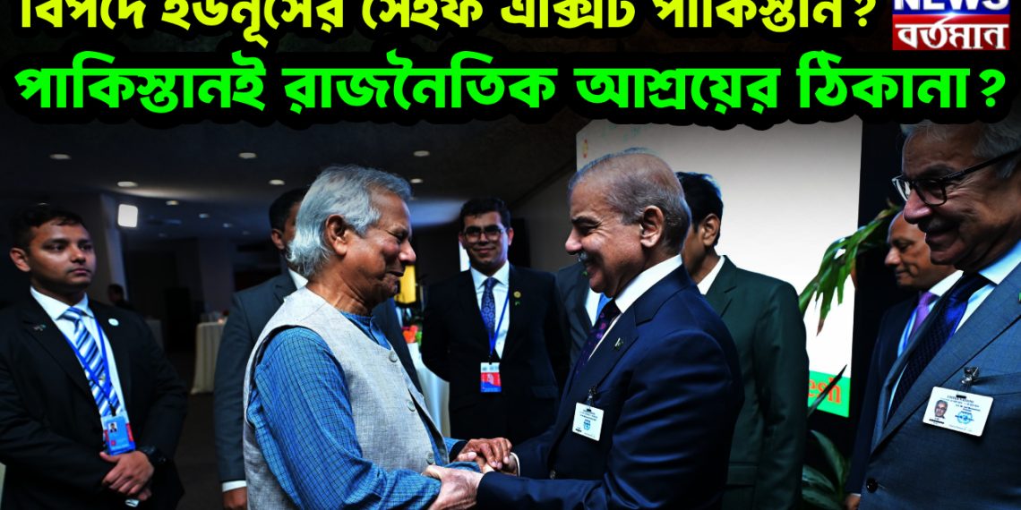 বিপদে ইউনূসের সেইফ এক্সিট পাকিস্তান? পাকিস্তানই রাজনৈতিক আশ্রয়ের  ঠিকানা?