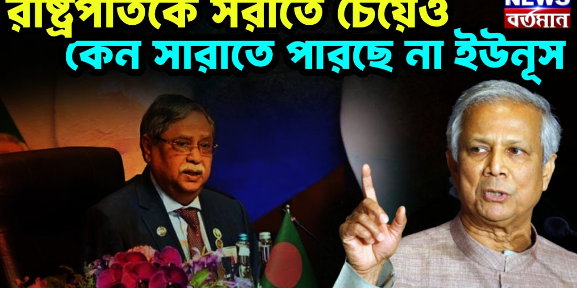 রাষ্ট্রপতিকে সরাতে চেয়েও কেন সারাতে পারছে না ইউনূস