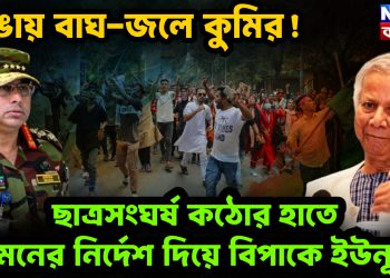 ডাঙায় বাঘ-জলে কুমির! ছাত্রসংঘর্ষ কঠোর হাতে দমনের নির্দেশ দিয়ে বিপাকে ইউনূস