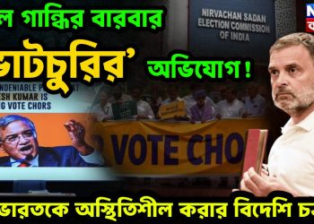 রাহুল গান্ধির বারবার ‘ভোটচুরির’ অভিযোগ! ভারতেক অস্থিতিশীল করার বিদেশি চক্রান্ত