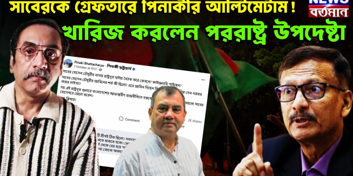 সাবেরকে গ্রেফতারে পিনাকীর আল্টিমেটাম! খারিজ করলেন পররাষ্ট্র উপদেষ্টা