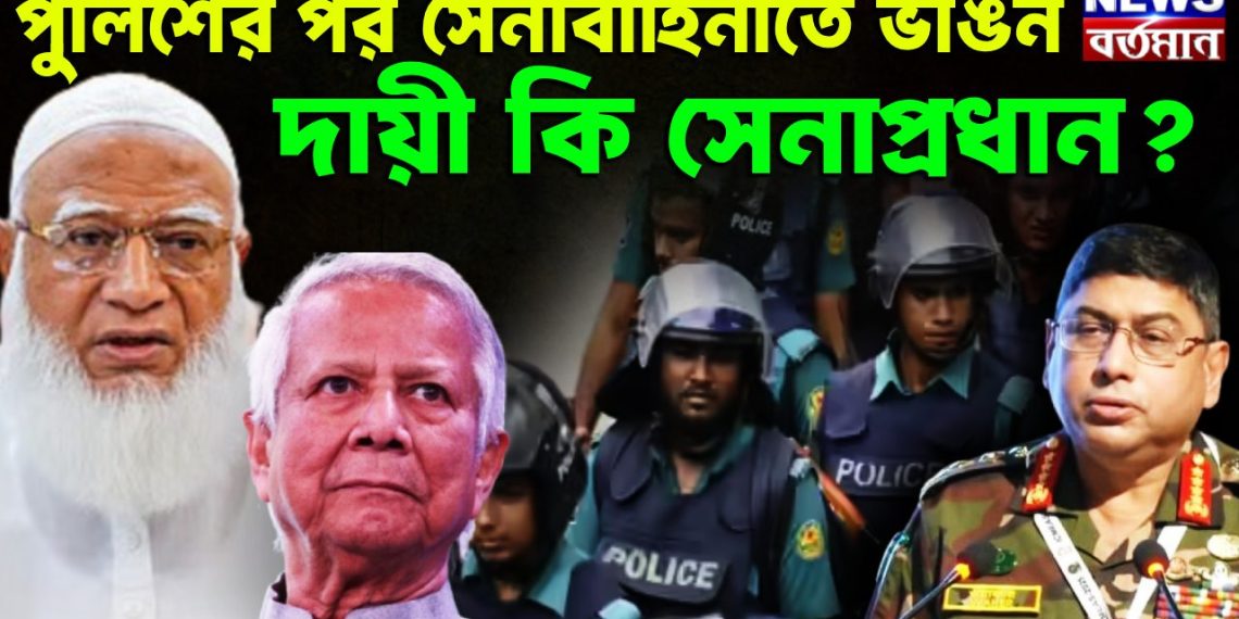 পুলিশের পর সেনাবাহিনীতে ভাঙন, দায়ীকি সেনাপ্রধান?