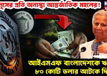 ইউনূসের প্রতি অনাস্থা আন্তর্জাতিক মহলের! আইএমএফ বাংলাদেশকে ঋণের ৮০ কোটি ডলার আটকে দিল
