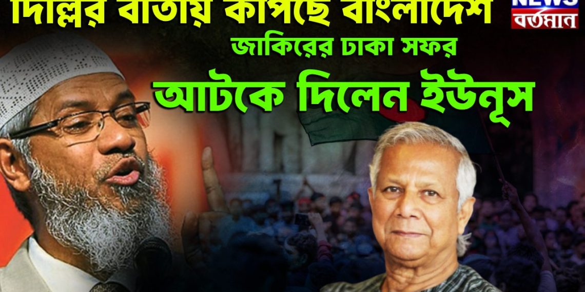 দিল্লির বার্তায় কাঁপছে বাংলাদেশ জাকিরের ঢাকা সফর আটকে দিলেন ইউনূস