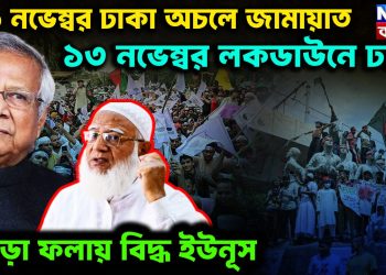 ১১ নভেম্বর ঢাকা অচলে জামায়াত  ১৩ নভেম্বর লকডাউনে ঢাকা  জোড়া ফলায় বিদ্ধ ইউনূস