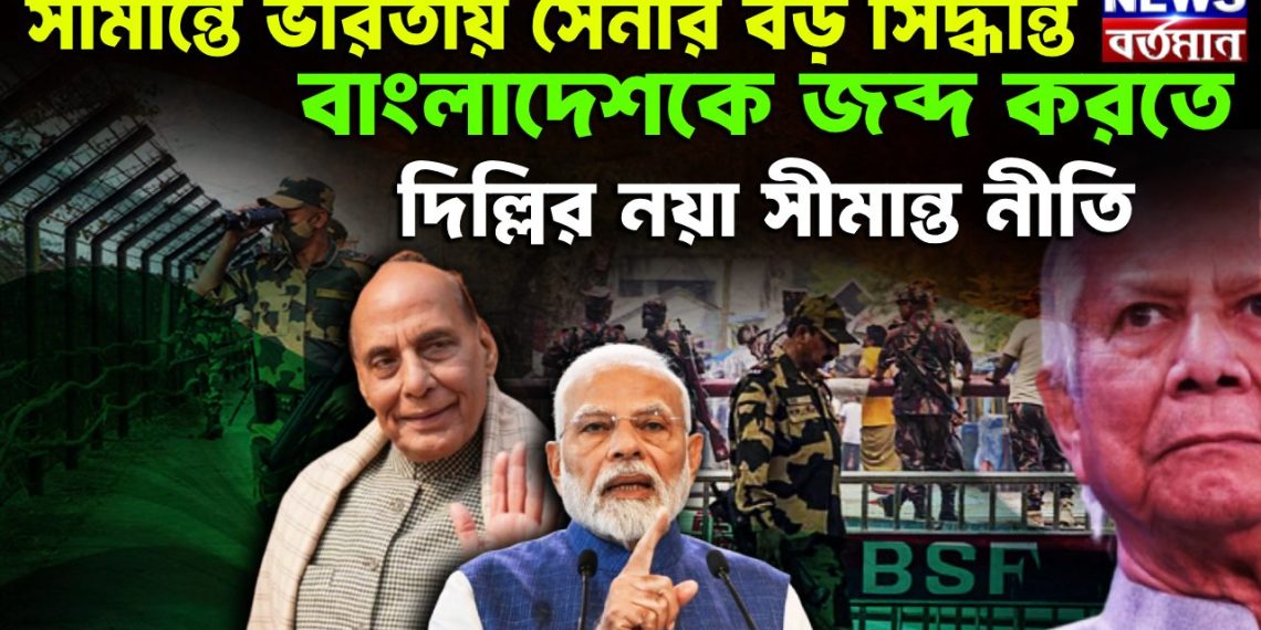 সীমান্তে ভারতীয় সেনার বড় সিদ্ধান্ত বাংলাদেশকে জব্দ করতে দিল্লির নয়া সীমান্ত নীতি