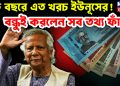 এক বছরে এতো খরচ ইউনূসের! বন্ধুই করলেন সব তথ্য ফাঁস!