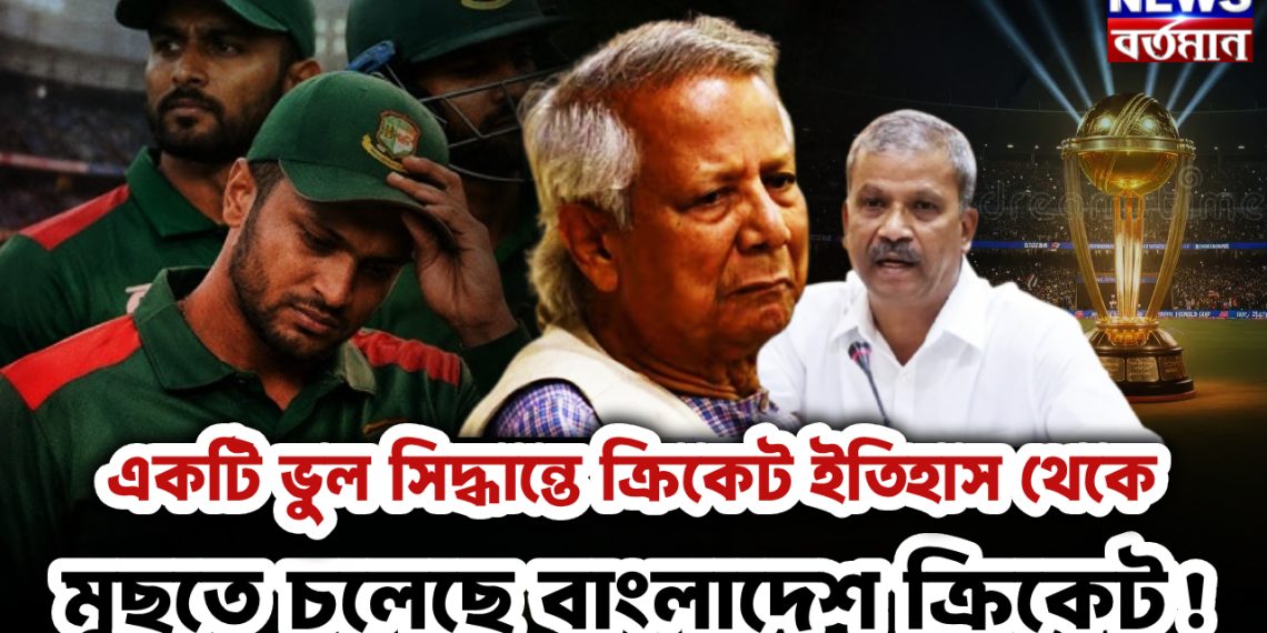 একটা ভুল সিদ্ধান্তে ক্রিকেট ইতিহাস থেকে মুছতে চলেছে বাংলাদেশ ক্রিকেট